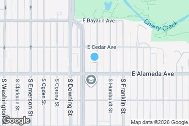 Map image of the property - 251 S Lafayette St