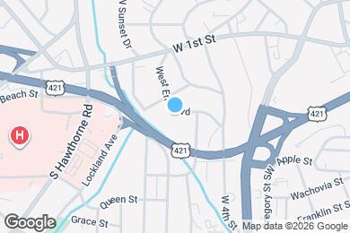 Map image of the property - 1121 W End Blvd