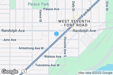 Map image of the property - 1055 7th St W