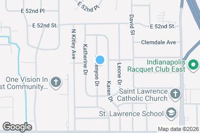 Map image of the property - 4851 N Kenyon Dr