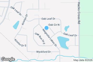 Map image of the property - 6306 Magnolia Lakes Dr