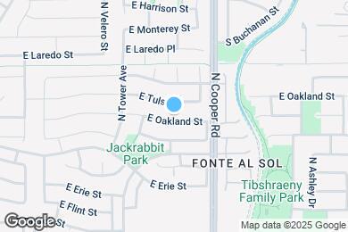 Map image of the property - 1850 E Oakland St