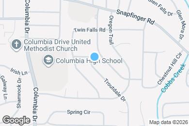 Map image of the property - 2074 Troutdale Dr