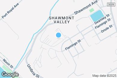 Map image of the property - 423 Shawmont Ave
