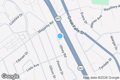 Map image of the property - 1721 Olney Rd