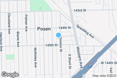 Map image of the property - 14428 S Division St