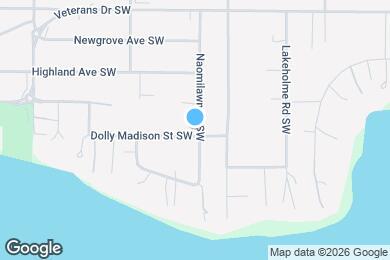 Map image of the property - 8703 Dolly Madison St SW