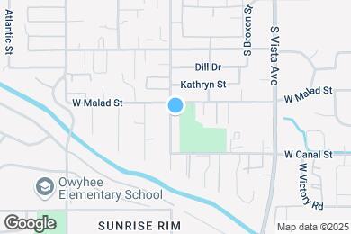 Map image of the property - 2618 S Shoshone St