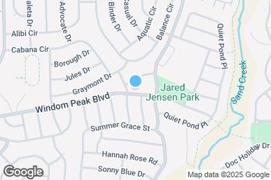 Map image of the property - 6608 Windom Peak Blvd