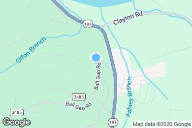 Map image of the property - 37 Ball Gap Rd