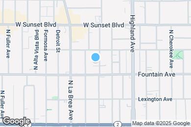 Map image of the property - 1327 N Orange Dr