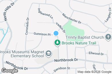 Map image of the property - 1101 Gunnison Pl