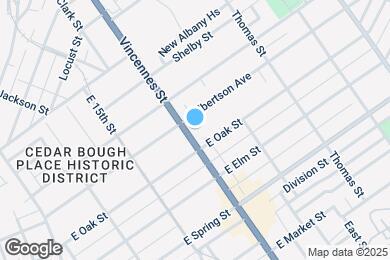 Map image of the property - 614 Vincennes St