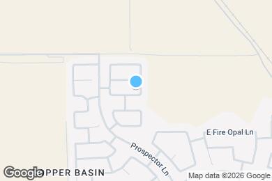 Map image of the property - 4186 E Aragonite Ln