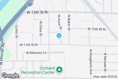 Map image of the property - 1225 N Anna St