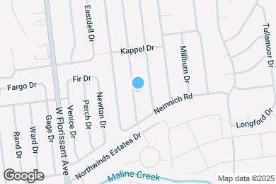 Map image of the property - 9732 Vickie Pl