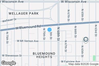 Map image of the property - 403 N 69th St