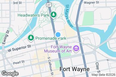 Map image of the property - Lofts at Headwaters Park