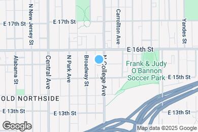 Map image of the property - 1532 N College Ave