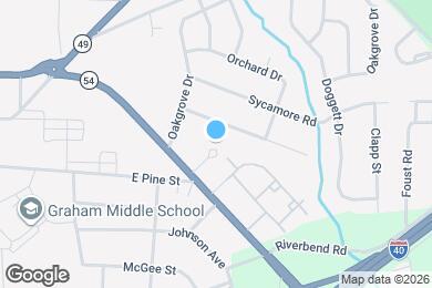 Map image of the property - 510 E Harden St