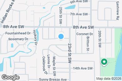 Map image of the property - 2540 Elyria Ave