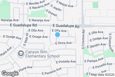 Map image of the property - 9825 E Osage Ave