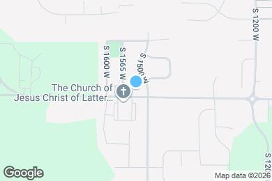 Map image of the property - 1509 W 3200 S