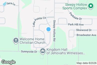 Map image of the property - 2211 Lake Pointe Cir