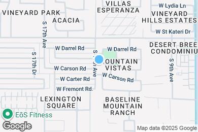 Map image of the property - 6926 S 14th Dr