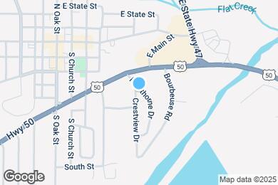 Map image of the property - 312 Crestview Dr