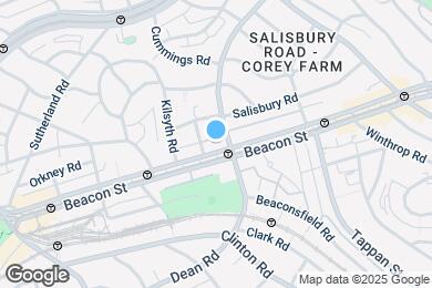 Map image of the property - 1782 Beacon St