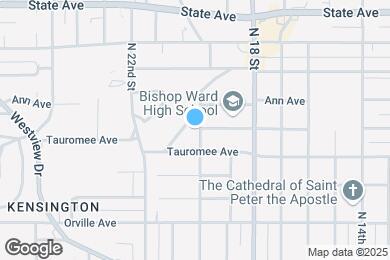 Map image of the property - 616 N 20th St