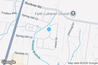 Map image of the property - 2148 Spring Hill Cir