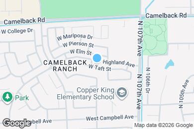 Map image of the property - 10826 W Taft St