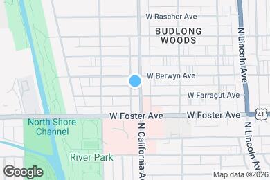 Map image of the property - 5238 N California Ave