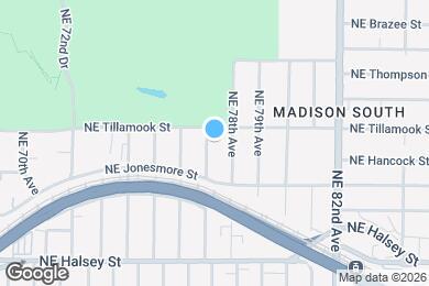Map image of the property - 2010 NE 77th Ave