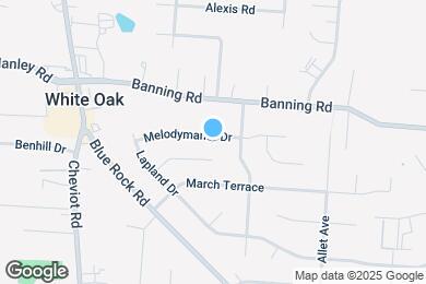 Map image of the property - 3401 Melodymanor Dr