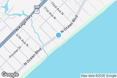 Map image of the property - 6900 N Ocean Blvd