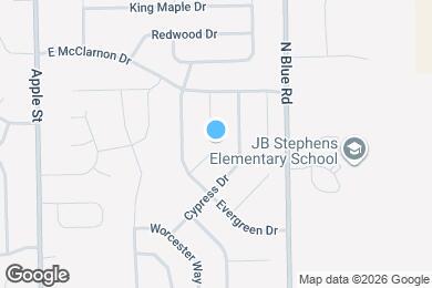 Map image of the property - 1399 Palm Ct