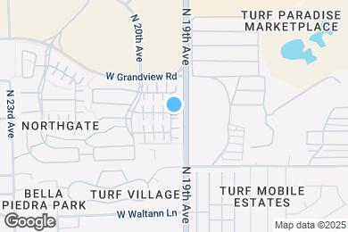 Map image of the property - 16017 N 19th Dr