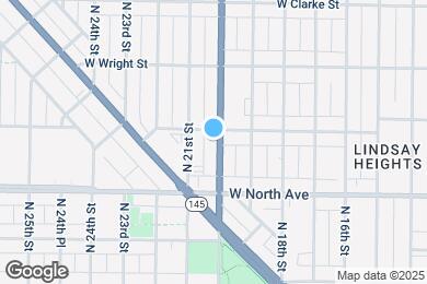 Map image of the property - 2365 N 20th St