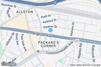 Map image of the property - 61 Brighton Ave