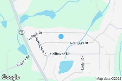 Map image of the property - 121 Rothbury Dr