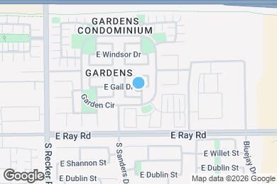 Map image of the property - 1490 S Avocet St