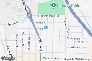 Map image of the property - 1267 Hamilton St