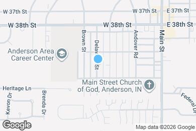 Map image of the property - 4106 Delaware St