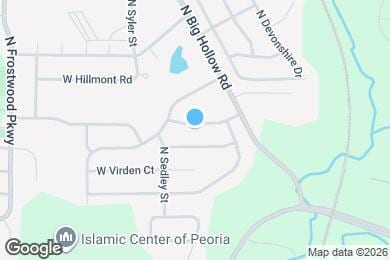 Map image of the property - 3804 W Vinton Ave
