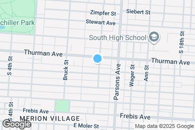 Map image of the property - 1205 S Washington Ave