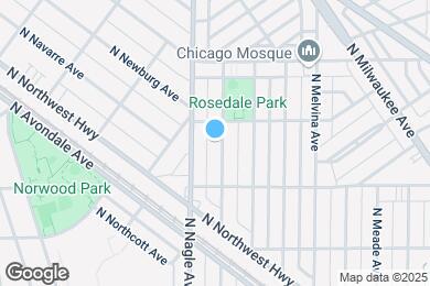 Map image of the property - 5844 N Mulligan Ave