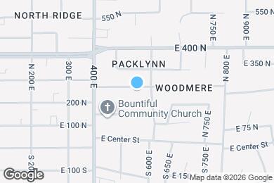 Map image of the property - 552 E 250 N